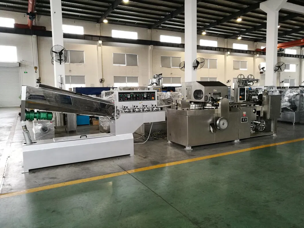 High Speed Flat Lollipop Making and Packing Machine