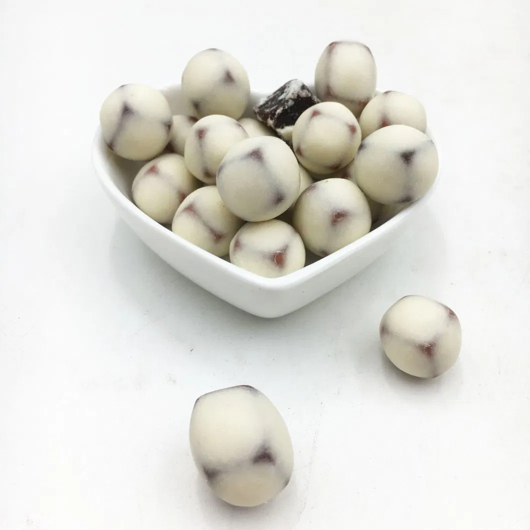 Factory Wholesale Center Filled Hawthorn Balls with Yogurt and Chocolate Candy