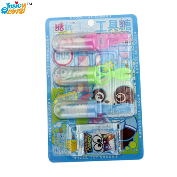 Hot Selling Funny Tool Toys Candy with Fruit Flavored Lollipop Hard Candy