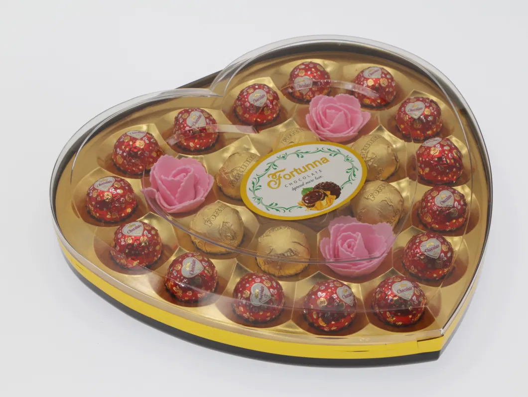 Wafer Ball Rose Chocolate with Crispy Rice, Cookie or Peanut