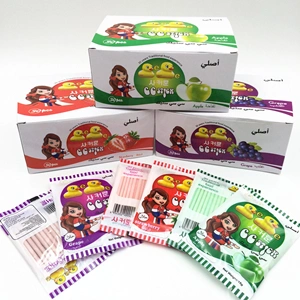 Supplier Custom Halal Milk Fruit Candy Cc Stick Candy