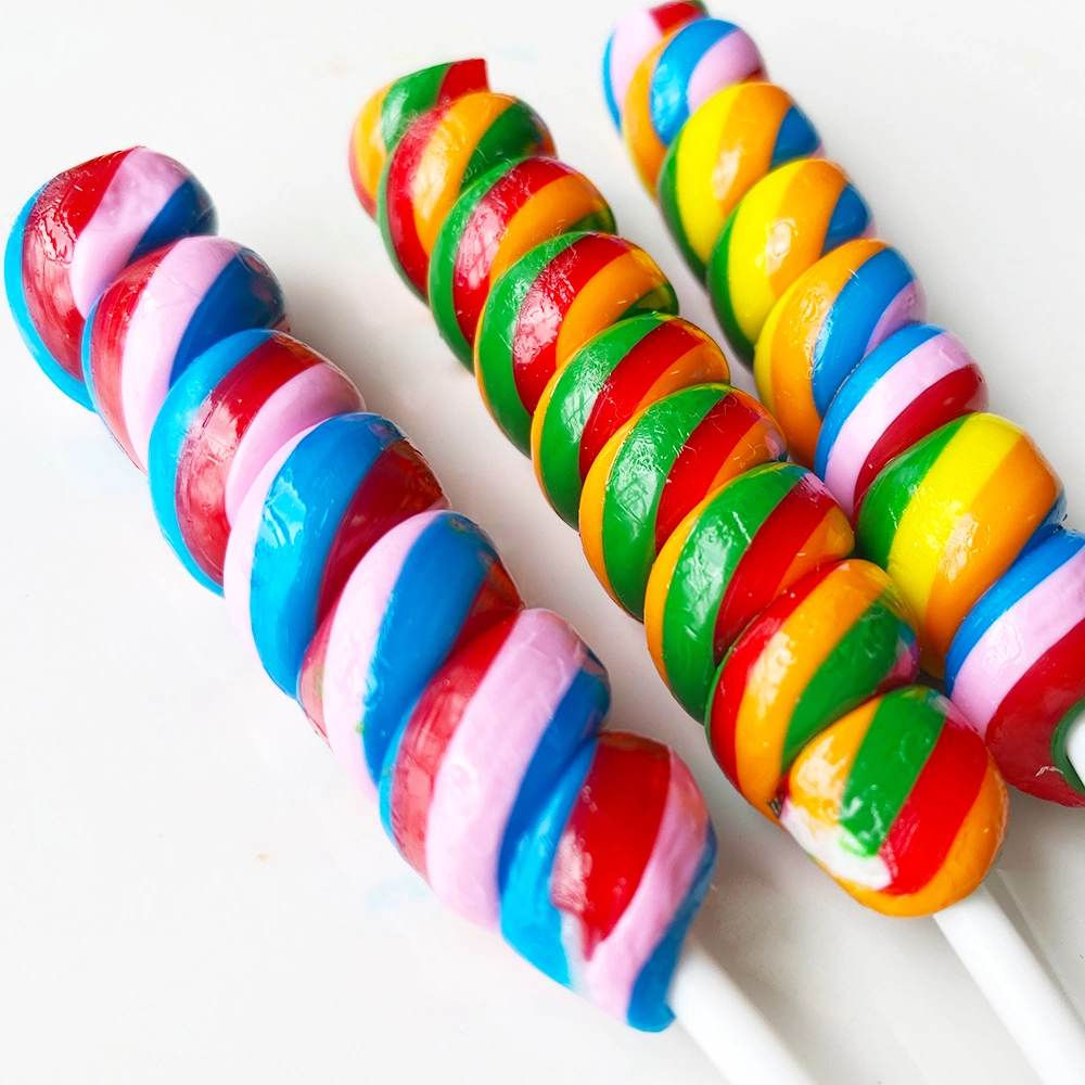 Individually Wrapped Bulk Lollipop Variety Party Rainbow Swirl Pops Lollipops Candy