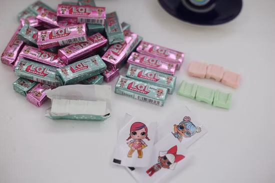 Lol Chewy Candy with Tattoo and Two Flavors