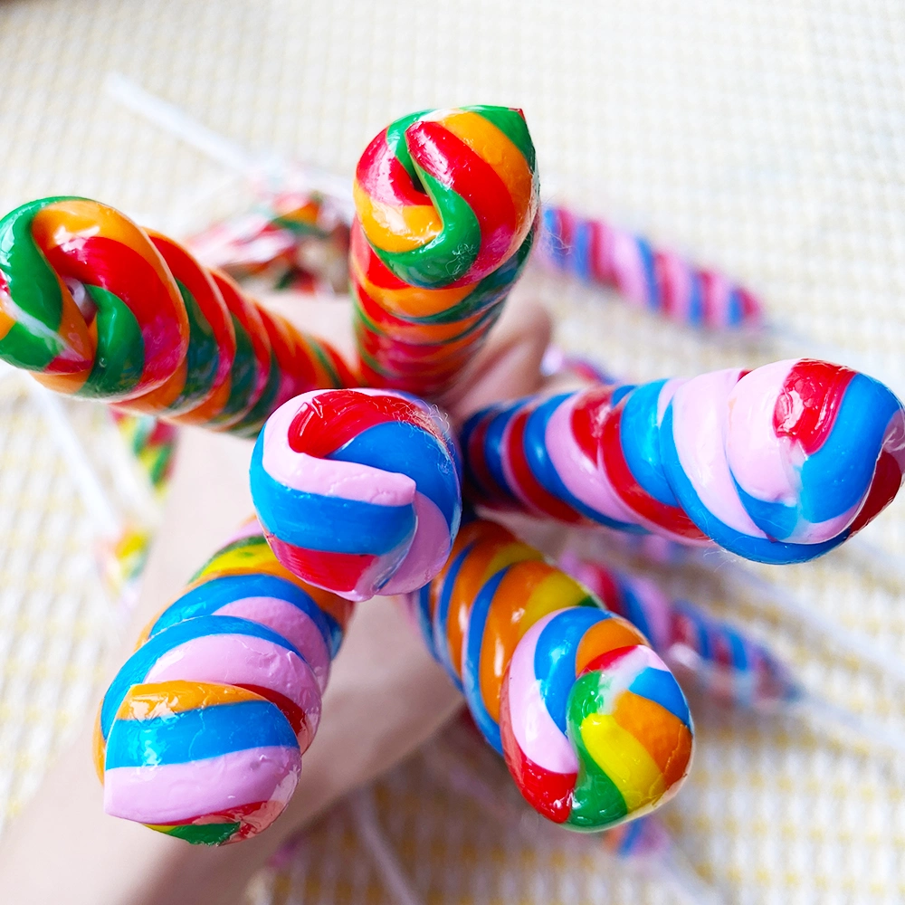Individually Wrapped Bulk Lollipop Variety Party Rainbow Swirl Pops Lollipops Candy