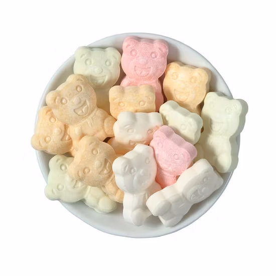 Wholesale Dry Milk Candy Tablet Compressed Milk Tablet Candy