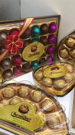 Halal Snacks Sweet Nut Coating Wafer Ball Chocolate