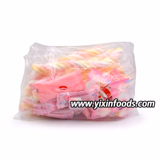 Various Shapes Marshmallow in Individual Package Bulk Packing