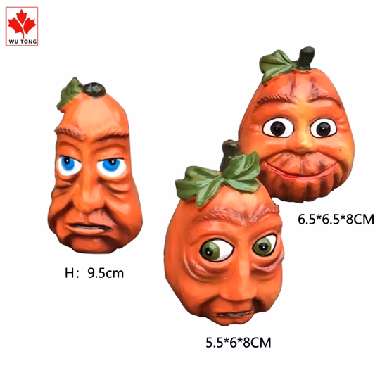 Halal Certificate Factory Delivery Sweet Mini Fruit Halloween Candy Pumpkin Hard Candy